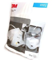 3M Ffp2 9162e V Flex Ventilli  Solunum Koruyucu Maske 15' li Adet