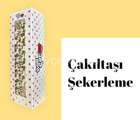 Renkli Çikolata Şekerleme Çakıltaşı (NET: 300 GR) Bayçerez