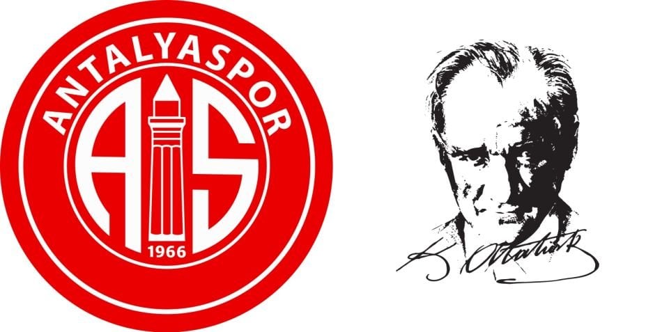 ANTALYASPOR  DİKİZ AYNA SÜSÜ ATATÜRK İMZA LOGO ARAÇ