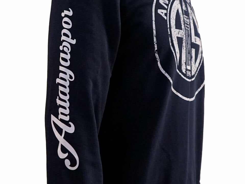 ANTALYASPOR LOGO ESKİTME SIFIR YAKA SWEAT