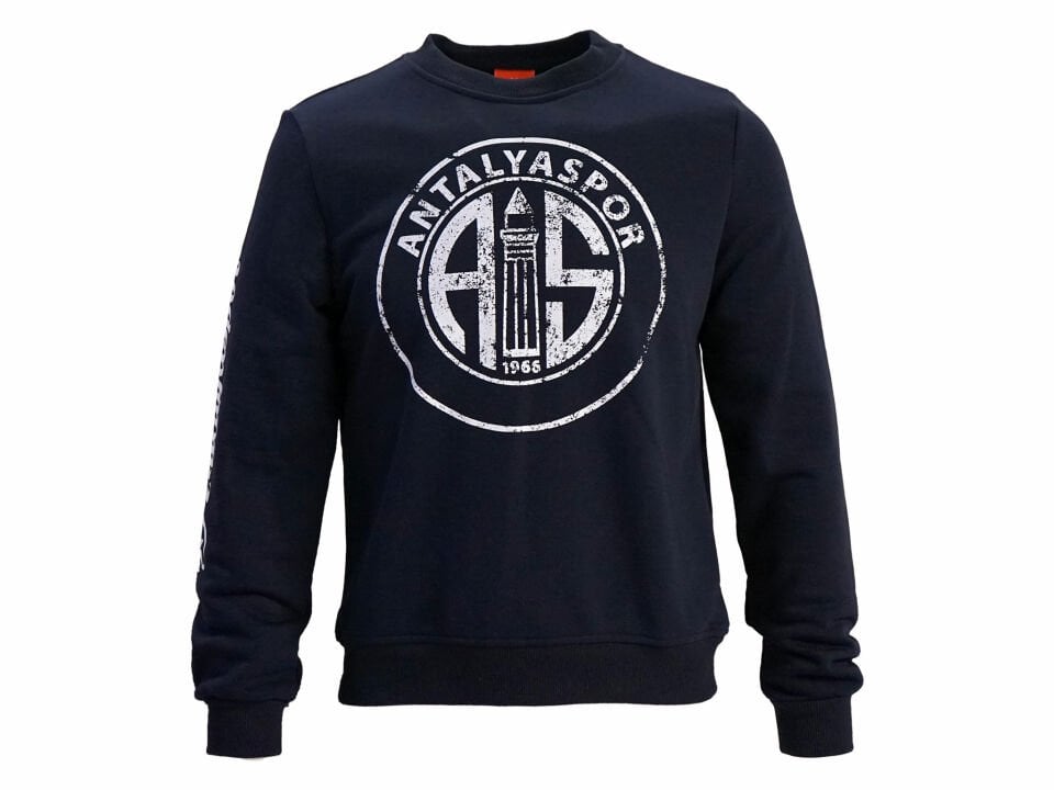ANTALYASPOR LOGO ESKİTME SIFIR YAKA SWEAT
