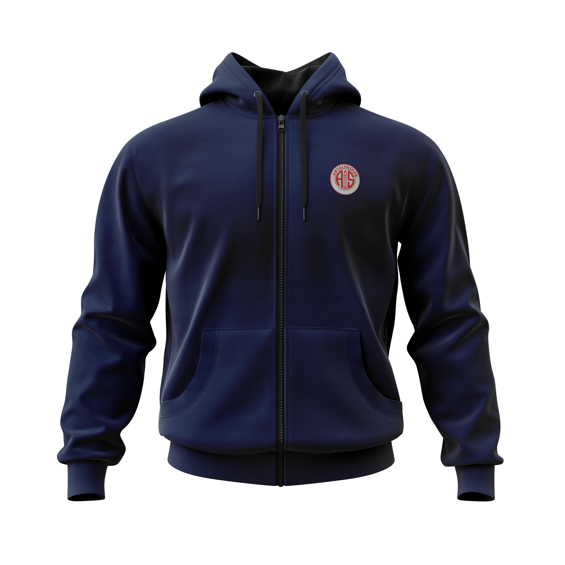 ANTALYASPOR TAM FERMUARLI ŞARDONLU SWEAT