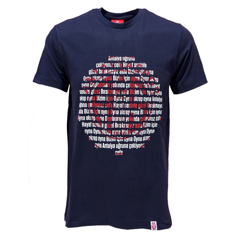 ANTALYASPOR LOGO TEZAHÜRAT BASKILI TSHİRT