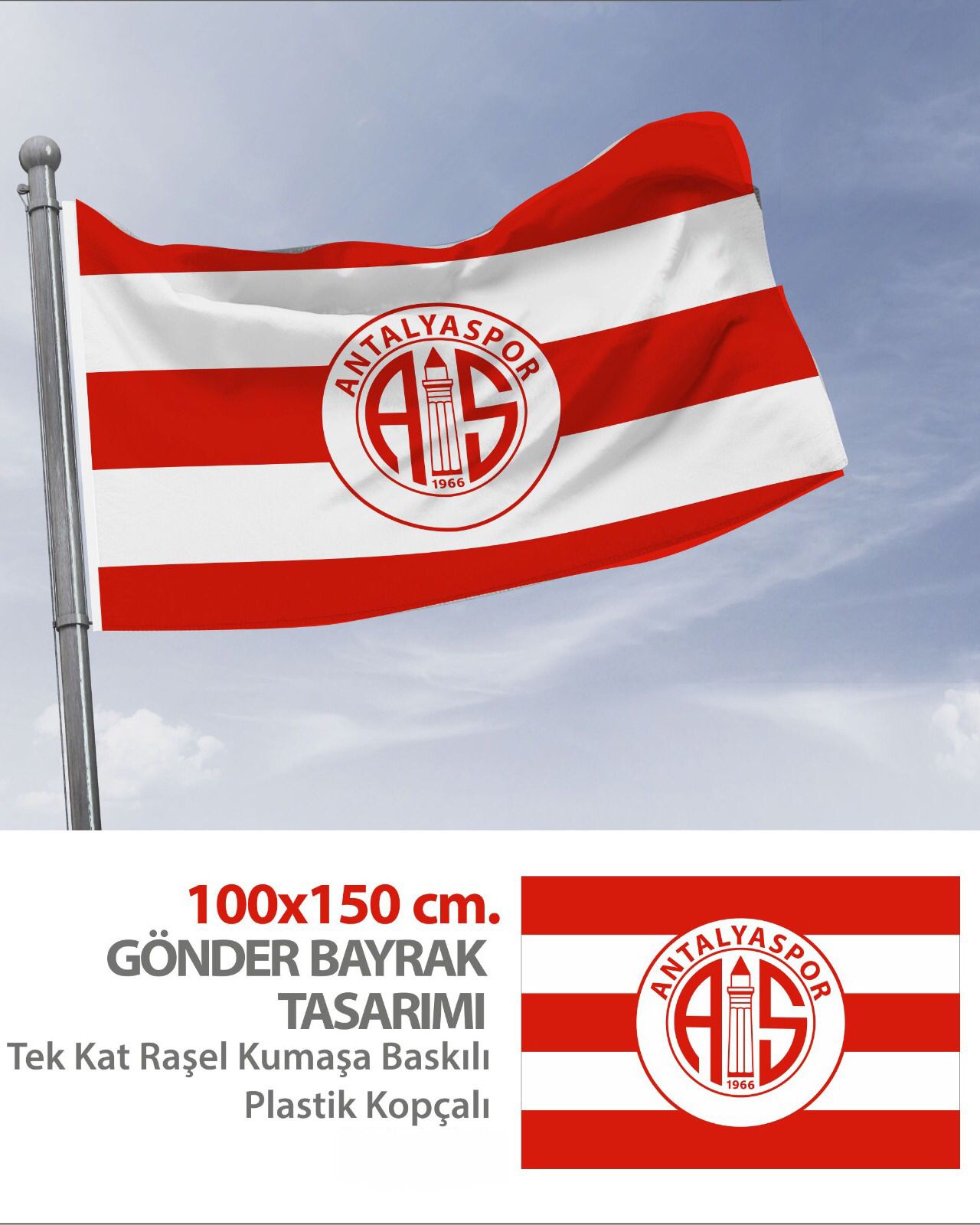 ANTALYASPOR BAYRAK GÖNDER