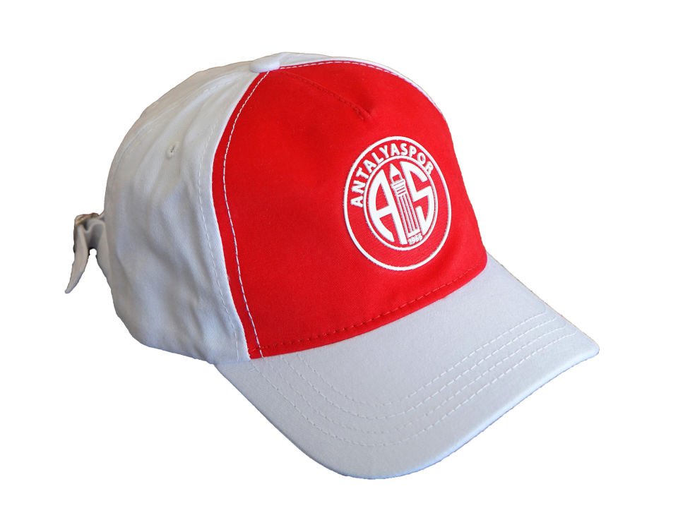 ANTALYASPOR PARÇALI SİLİKON LOGO ŞAPKA Beyaz-Kırmızı