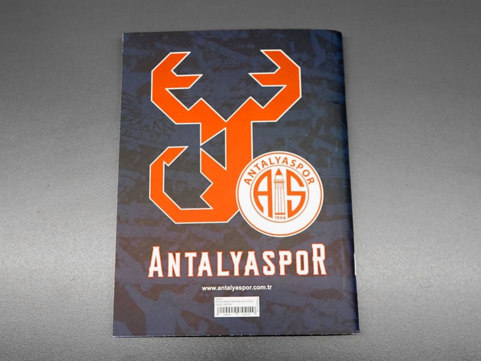 ANTALYASPOR ORTA BOY 80 YAPRAK ÇİZGİLİ DEFTER