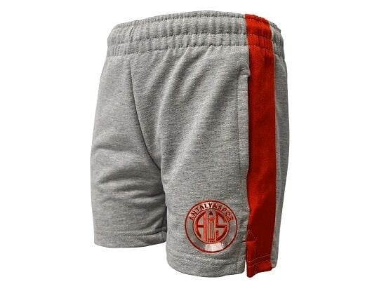 ANTALYASPOR ÇOCUK YAN BİYELİ PARLAK LOGO PAMUKLU ŞORT