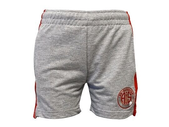 ANTALYASPOR ÇOCUK YAN BİYELİ PARLAK LOGO PAMUKLU ŞORT