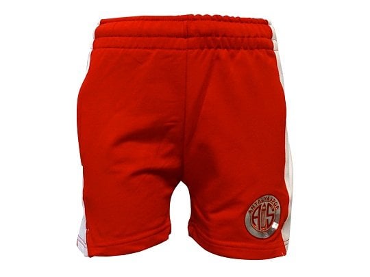 ANTALYASPOR ÇOCUK YAN BİYELİ PARLAK LOGO PAMUKLU ŞORT
