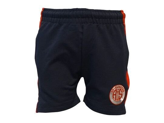 ANTALYASPOR ÇOCUK YAN BİYELİ PARLAK LOGO PAMUKLU ŞORT