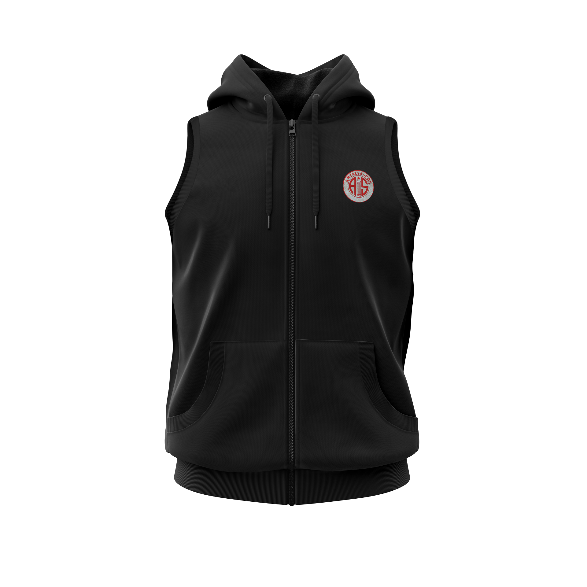 ANTALYASPOR  YELEK TAM FERMUAR ŞARDONLU