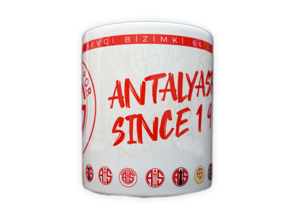 ANTALYASPOR SINCE 1966 LOGO KUPA BARDAK