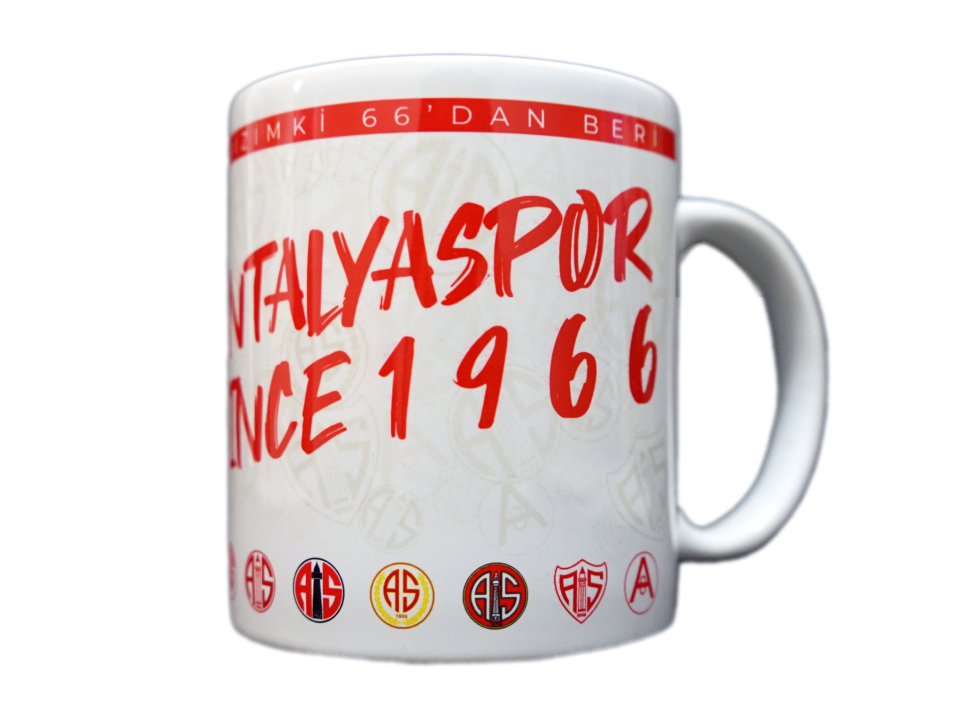 ANTALYASPOR SINCE 1966 LOGO KUPA BARDAK