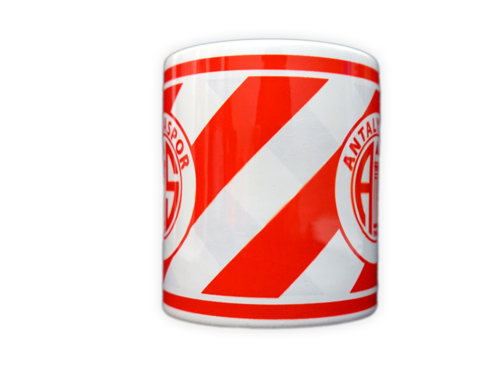 ANTALYASPOR ÇAPRAZ GÖLGELİ ÇİZGİLİ LOGO KUPA BARDAK