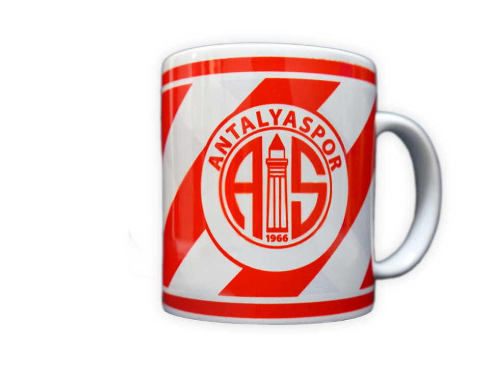 ANTALYASPOR ÇAPRAZ GÖLGELİ ÇİZGİLİ LOGO KUPA BARDAK