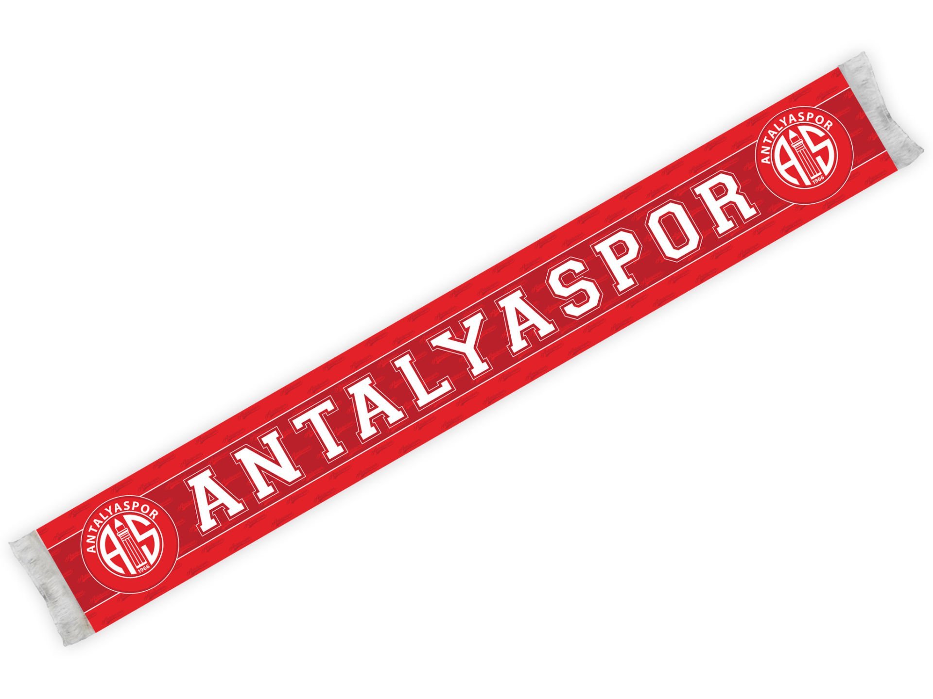 ANTALYASPOR KIRMIZI LOGO YAZI ŞAL ATKI