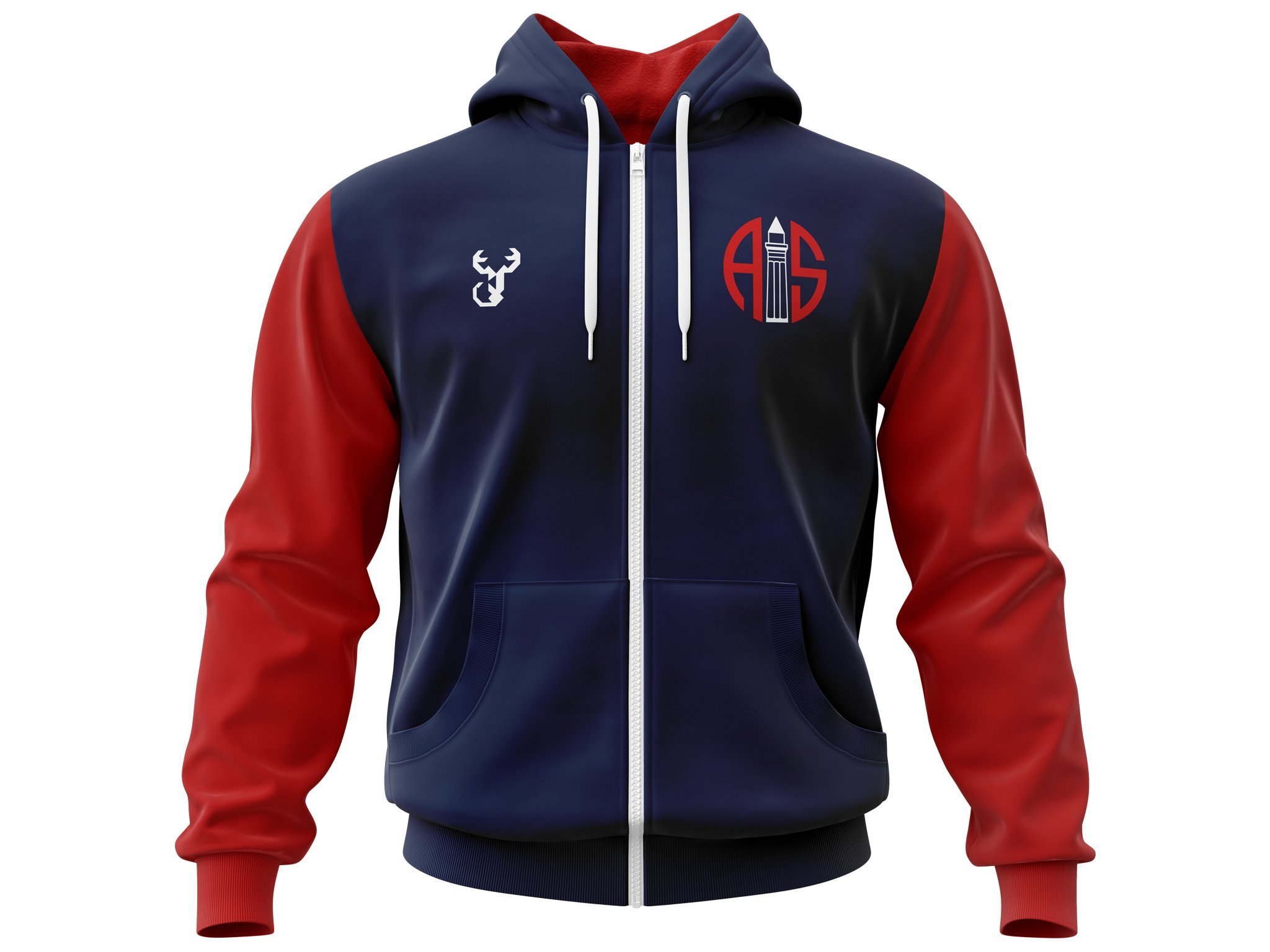 ANTALYASPOR ERKEK AKREP LOGO TAM FERMUARLI SWEATSHIRT