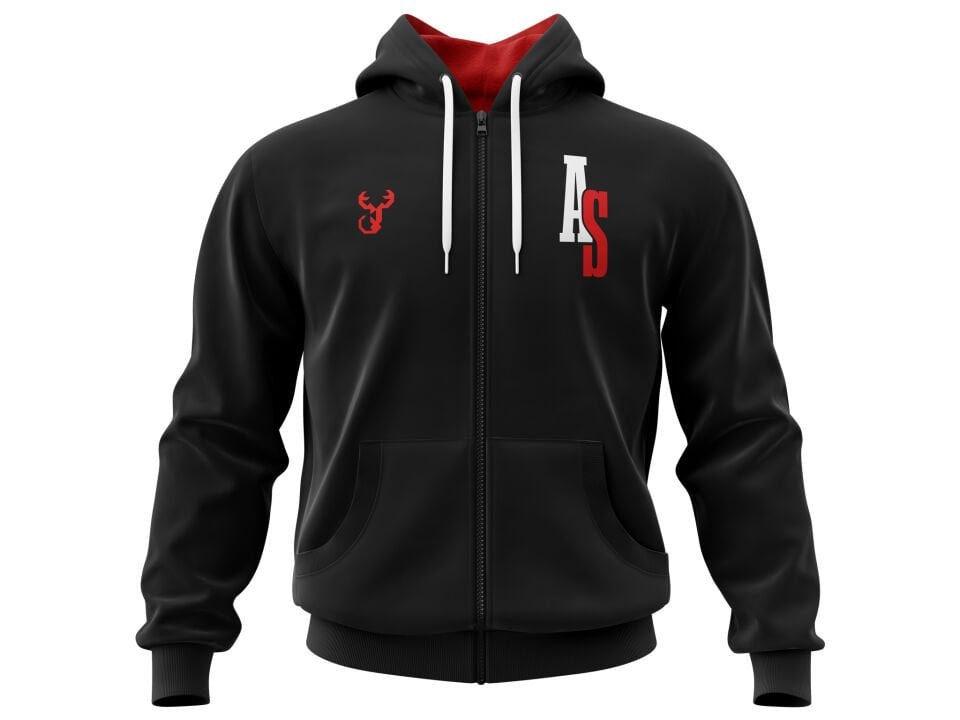 ANTALYASPOR ERKEK A&S LOGO TAM FERMUARLI SWEATSHIRT