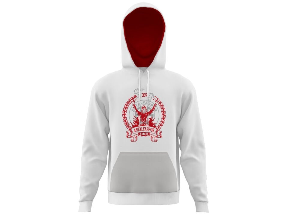 ANTALYASPOR GRİ-BEYAZ TARAFTAR SWEATSHIRT