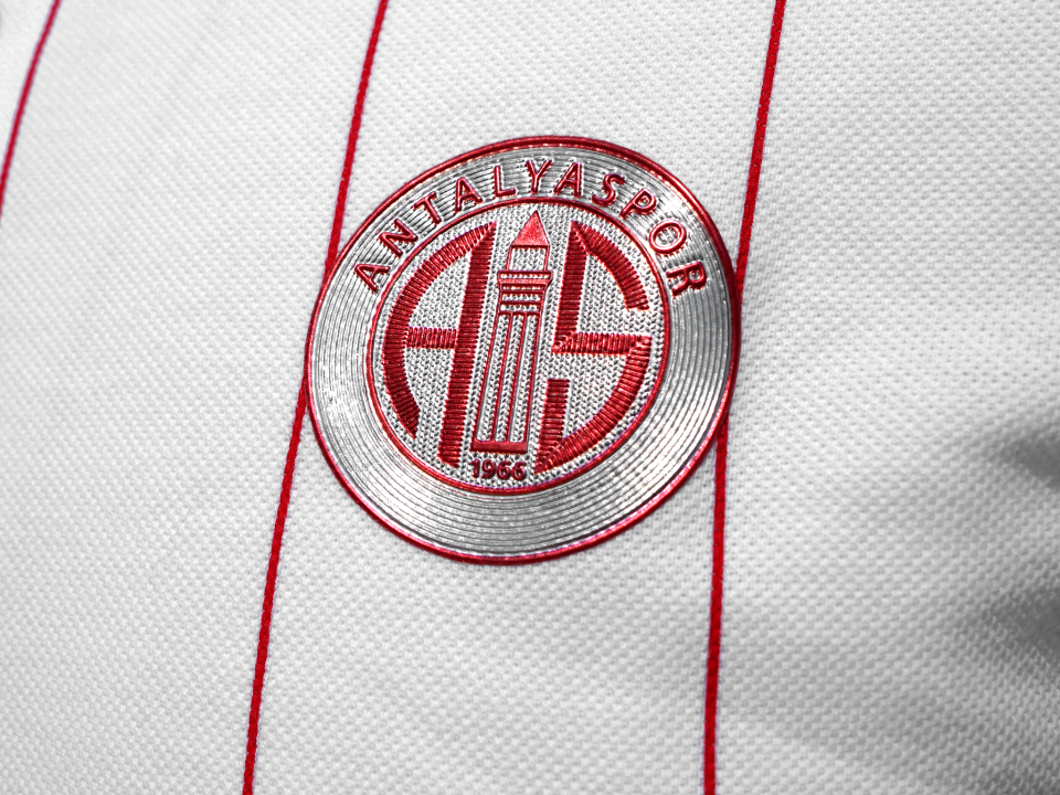 ANTALYASPOR ÇİZGİLİ PARLAK LOGO POLO YAKA TSHİRT
