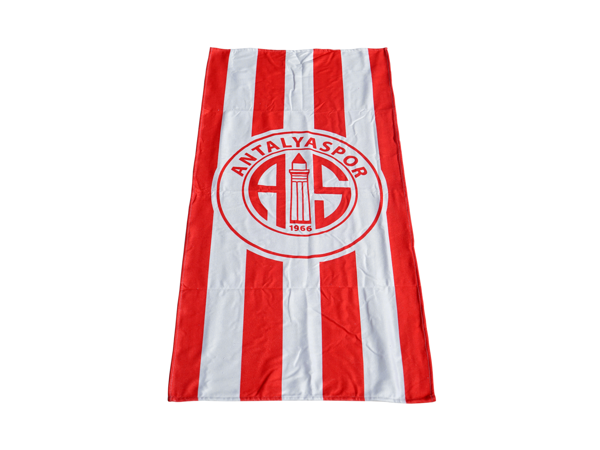 ANTALYASPOR ÇİZGİLİ LOGO DİJİTAL PLAJ HAVLUSU