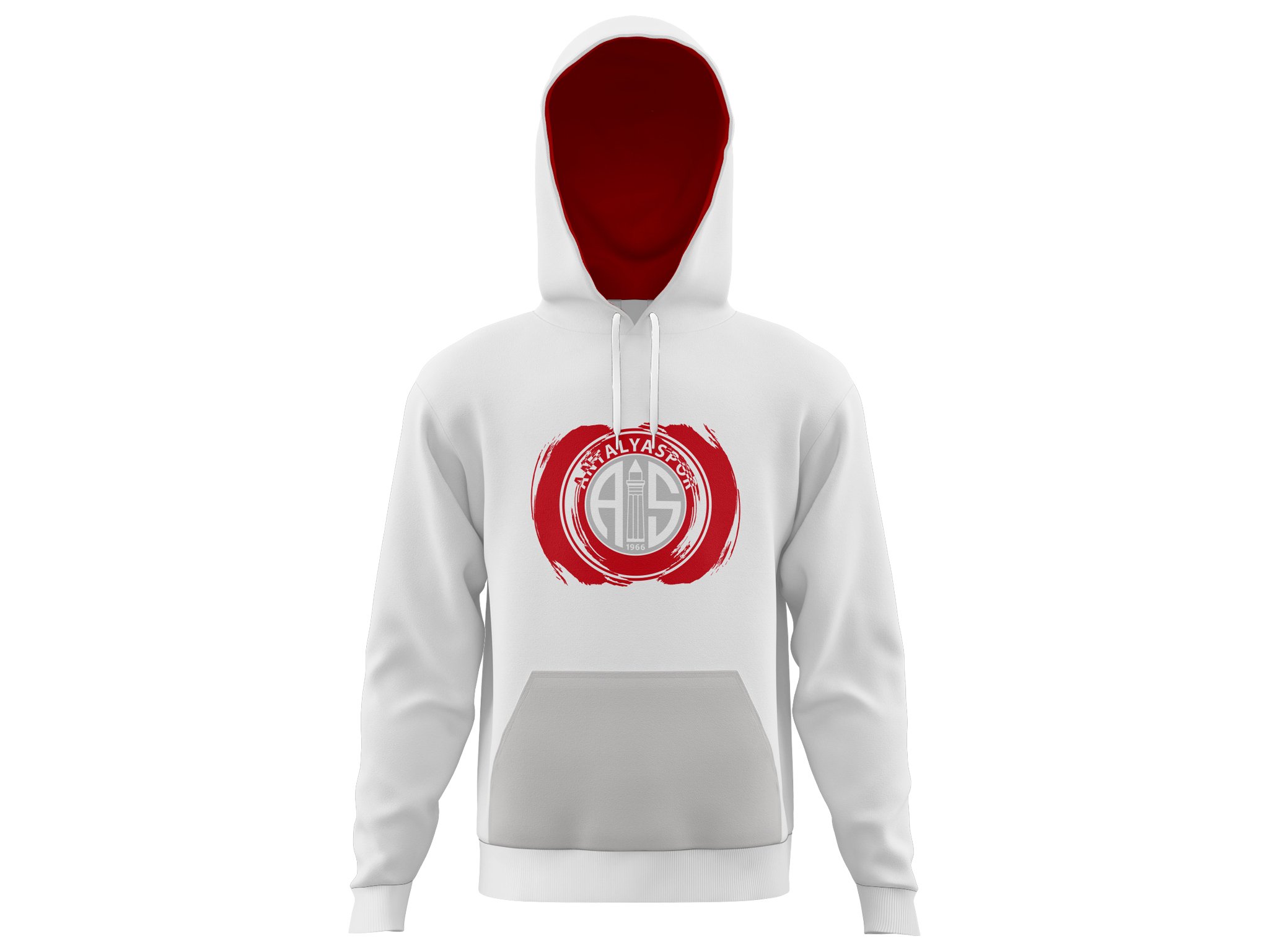 ANTALYASPOR ÇOCUK GRİ-BEYAZ TARAFTAR SWEAT