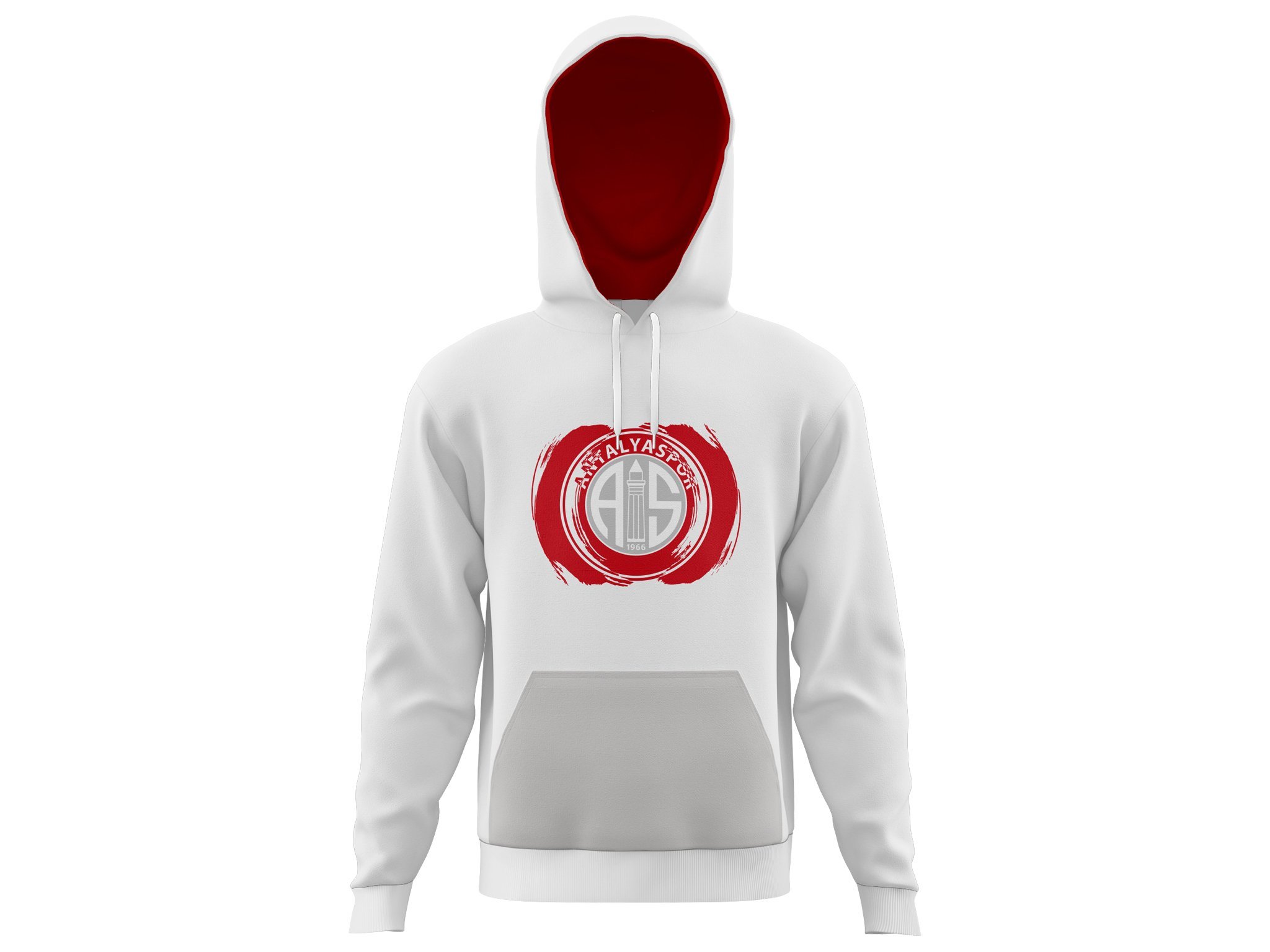 ANTALYASPOR ÇOCUK GRİ-BEYAZ TARAFTAR SWEAT