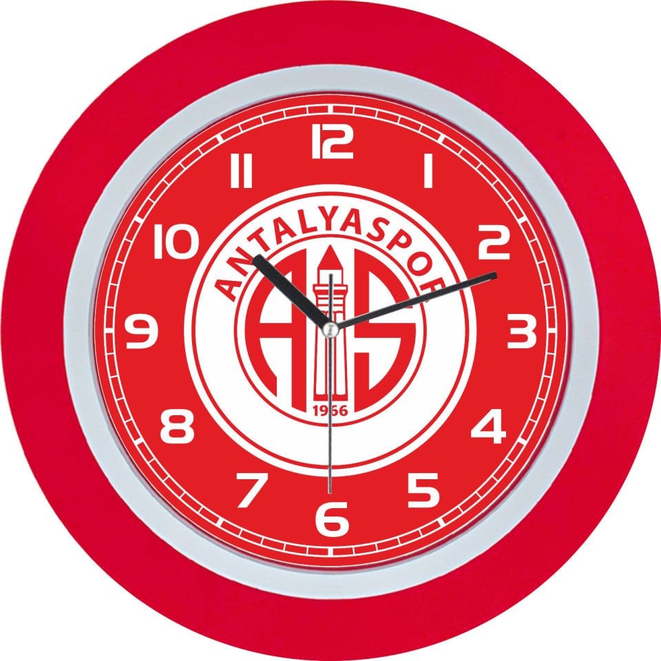 ANTALYASPOR LOGO DUVAR SAATİ