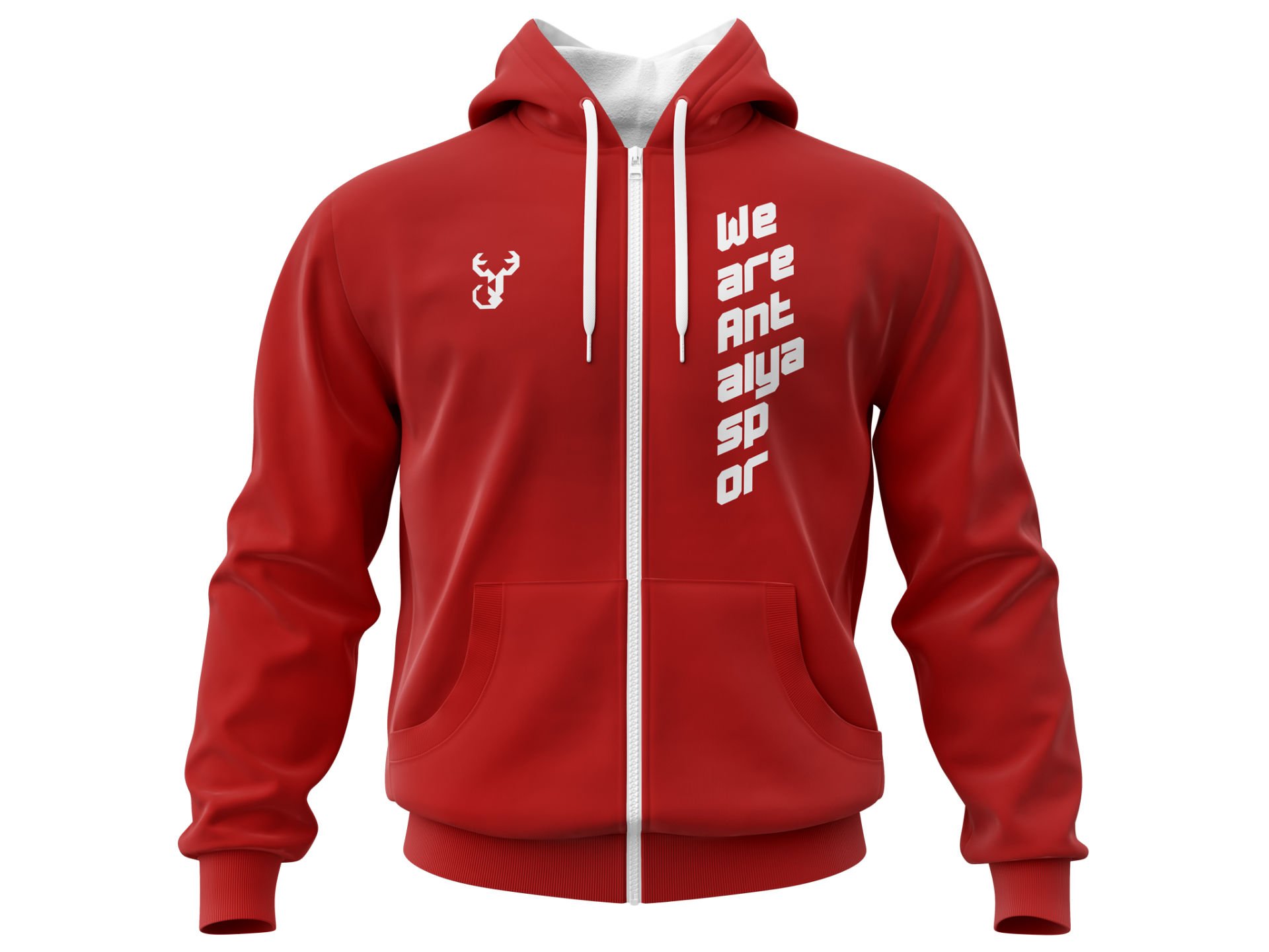 ANTALYASPOR WE ARE ANTALYASPOR FERMUARLI SWEAT TSHIRT