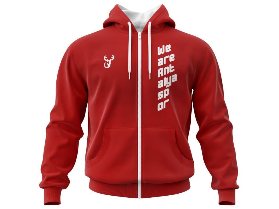 ANTALYASPOR WE ARE ANTALYASPOR FERMUARLI SWEAT TSHIRT