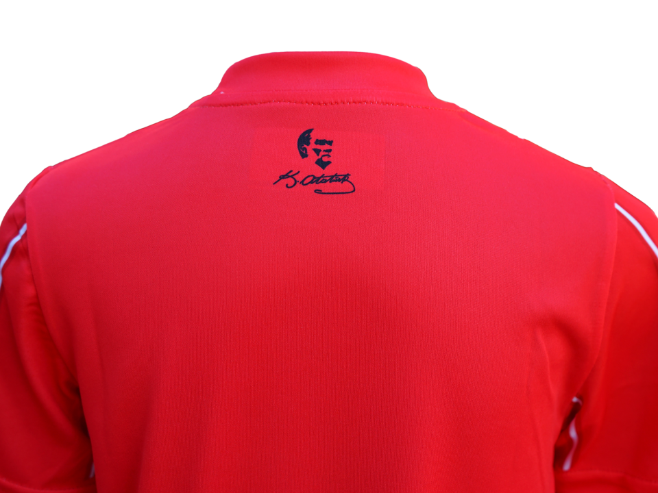 ANTALYASPOR ÇOCUK İNCE ÇİZGİLİ KIRMIZI FORMA