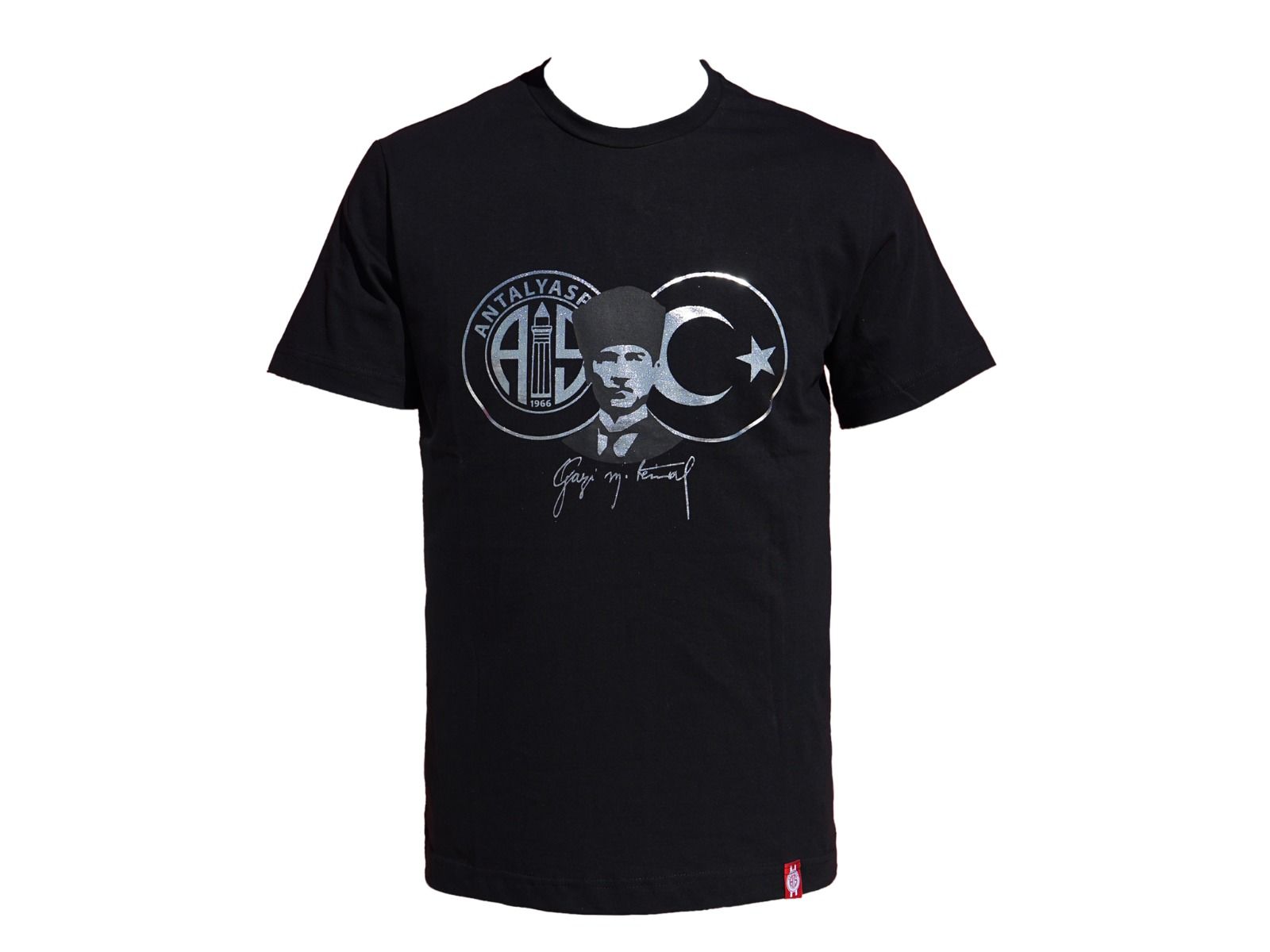 ANTALYASPOR ATA LOGO BAYRAK GÜMÜŞ BASKI TSHİRT