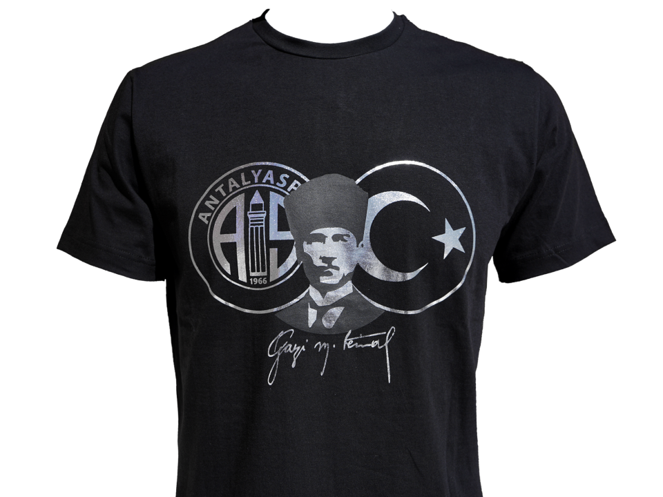 ANTALYASPOR ÇOCUK ATA LOGO BAYRAK GÜMÜŞ BASKI TSHİRT