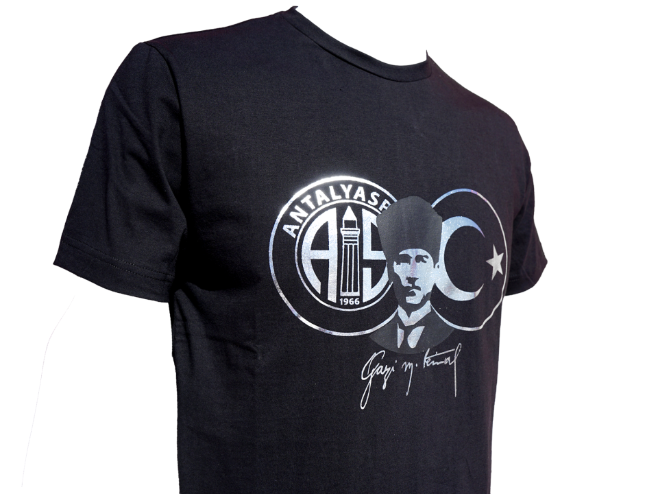 ANTALYASPOR ÇOCUK ATA LOGO BAYRAK GÜMÜŞ BASKI TSHİRT