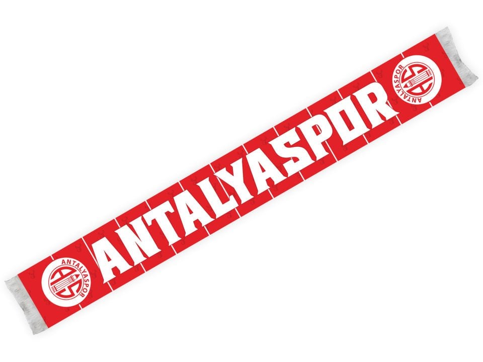 ANTALYASPOR ŞAL ATKI  YAZI İNCE ÇİZGİ AKREP GÖLGE