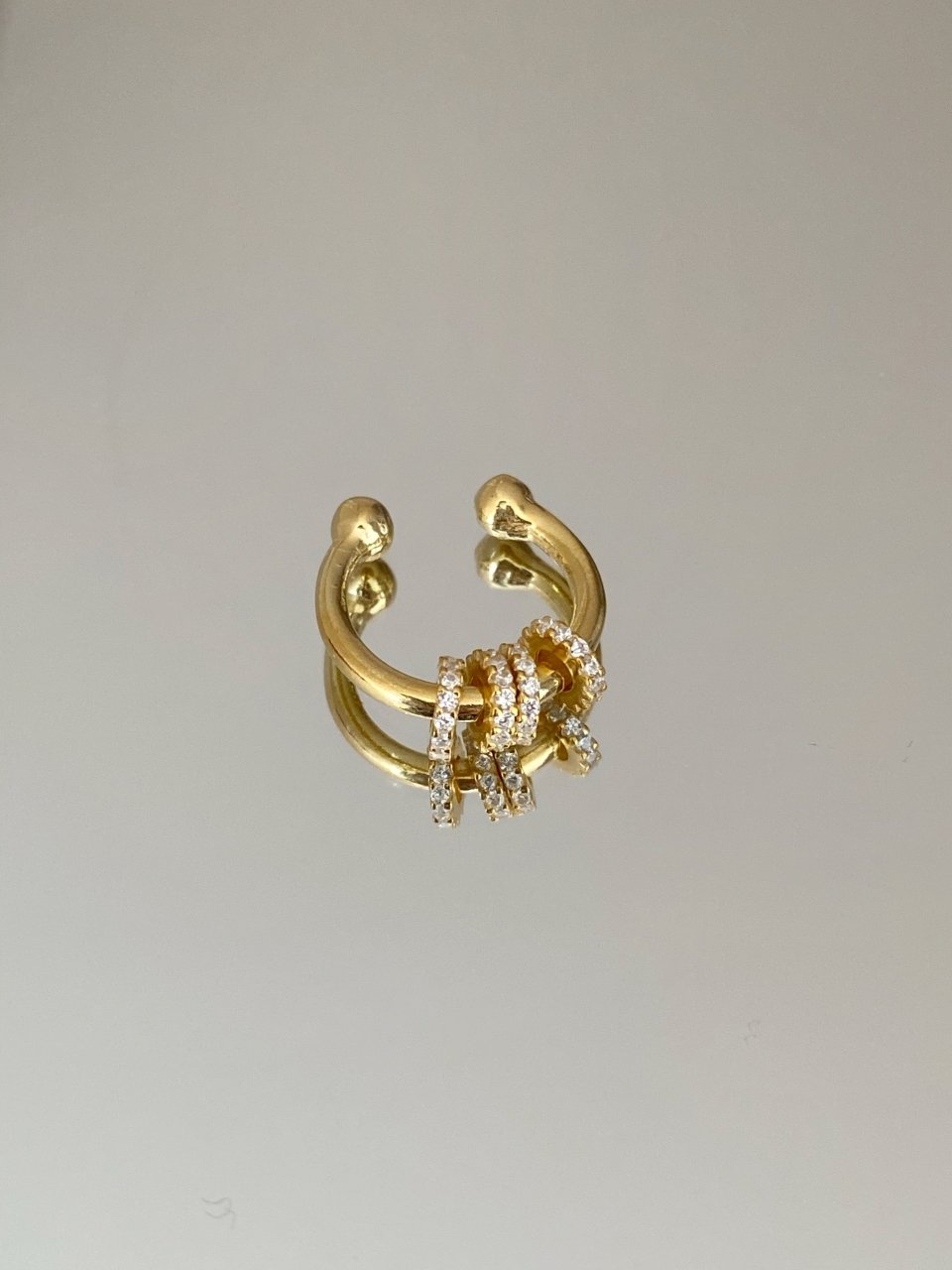 925 Gümüş | 4 Taşlı Ear Cuff