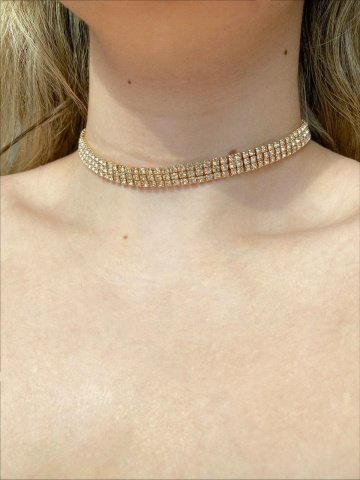 3 Sıralı Su Yolu Choker