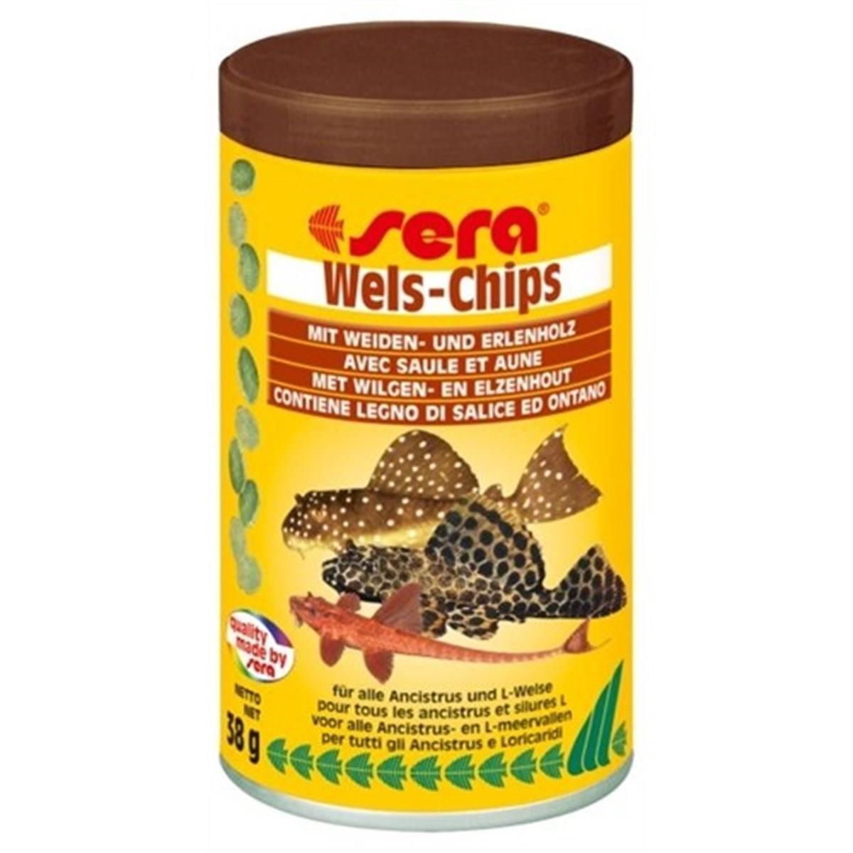 Sera Wels-Chips Balık Yemi 250 ml