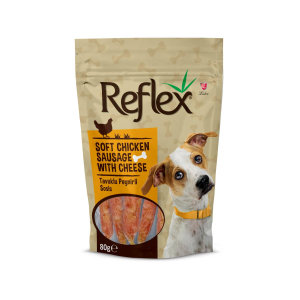 Reflex Peynirli Yumuşak Tavuk Parçacıklı Köpek Ödülü 80gr