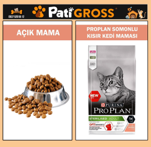 Pro Plan Sterilised Somonlu Kısırlaştırılmış Kedi Maması 1kg (AÇIK)