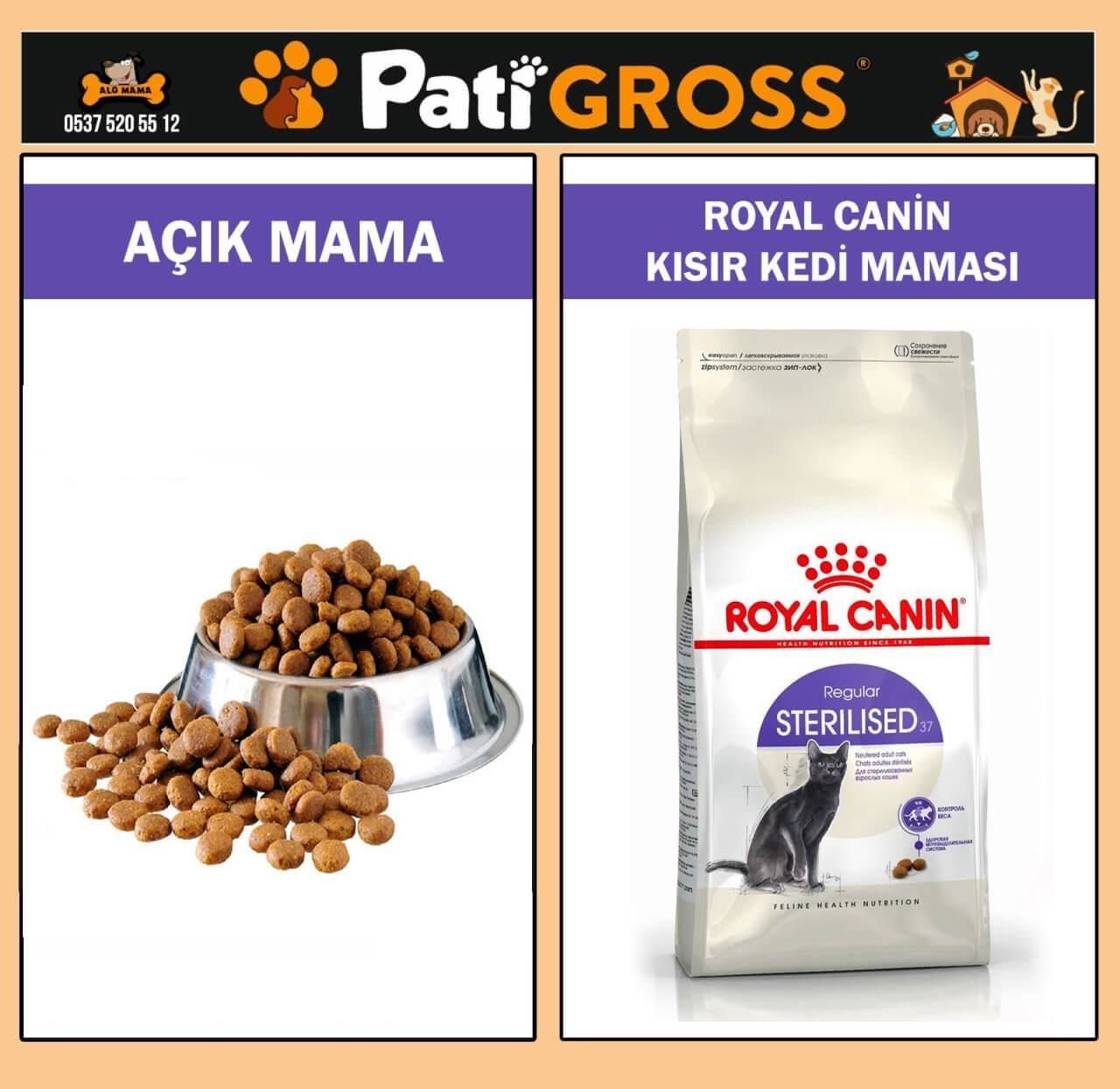 Royal Canin Sterilised 37 Kısırlaştırılmış Kedi Maması 1kg (AÇIK)