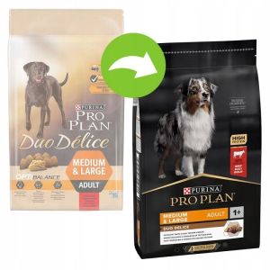 Pro Plan Duo Delice Parça Etli Biftekli Yetişkin Köpek Maması 1kg (AÇIK)