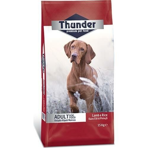 Thunder Kuzu Etli Yetişkin Köpek Maması 15kg