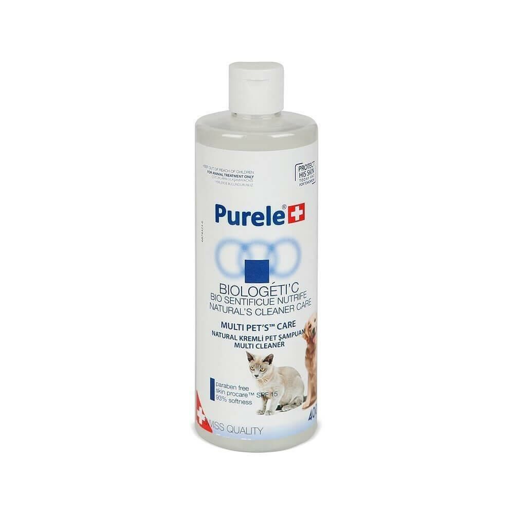 Purele Biologetic Kolay Tarama Kedi Köpek Bakım Şampuanı 400ml