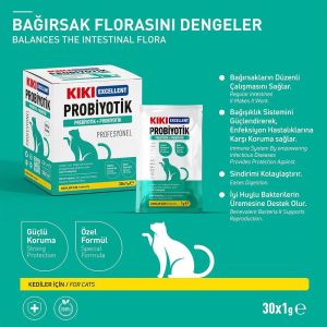 KIKI Kedi Probiyotik+Prebiyotik Saşe 1gr