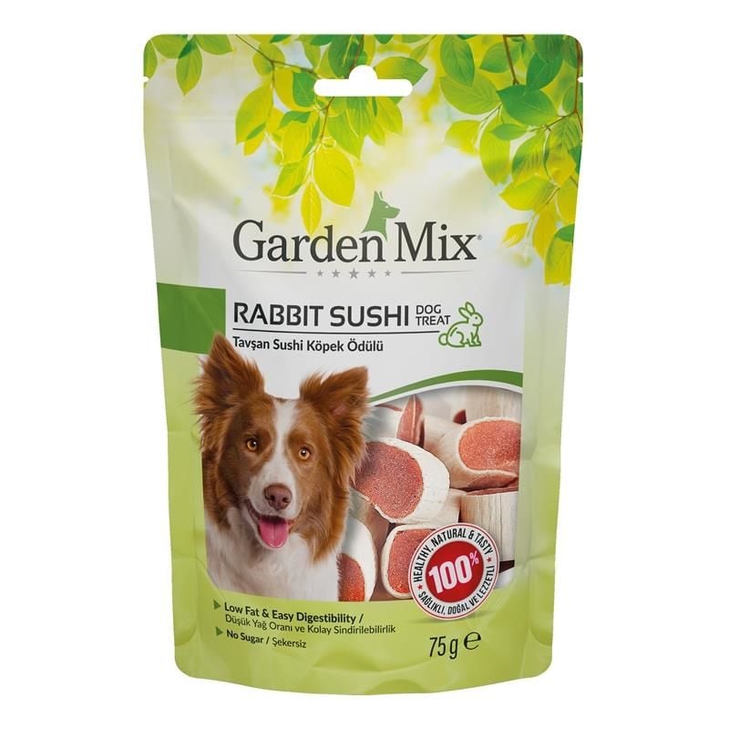 GardenMix Tavşan Sushi Köpek Ödülü 75gr