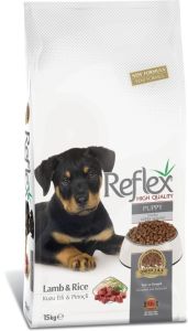 Reflex Kuzu Etli ve Pirinçli Yavru Köpek Maması 15KG
