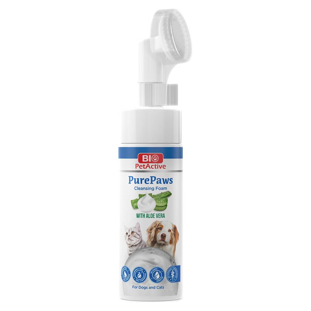 Bio PetActive PurePaws Cleansing Foam (Pati Temizleme Köpüğü) 150ml