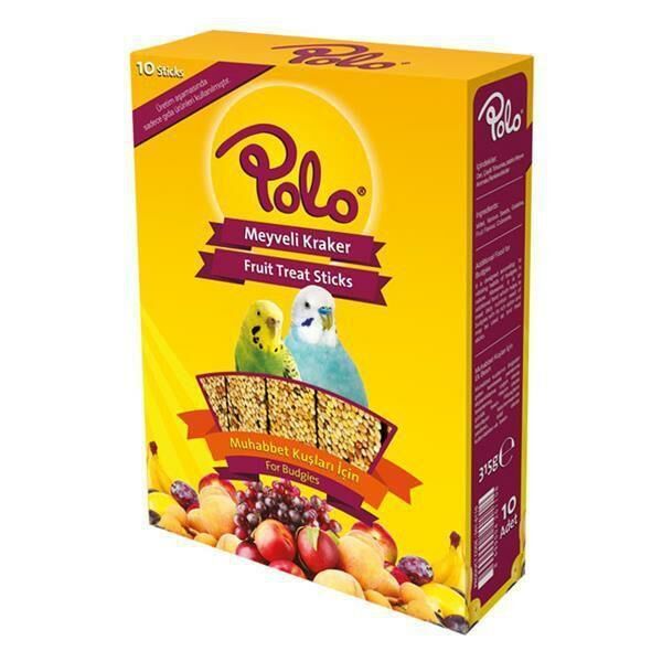 Polo Meyveli Muhabbet Kuşu Krakeri 10'lu Paket 315gr