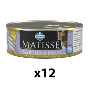 Matisse Mousse Sardalya Balıklı Kedi Konservesi 12x85gr